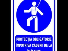 Indicator protectia obligatorie impotriva caderii de la inaltime